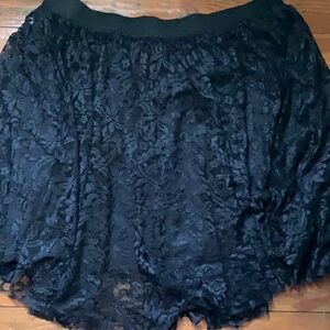 Lane Bryant Black Lace Party Skirt Sz. 22/24